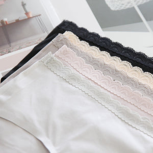 One inner brief, one mid waist with lace