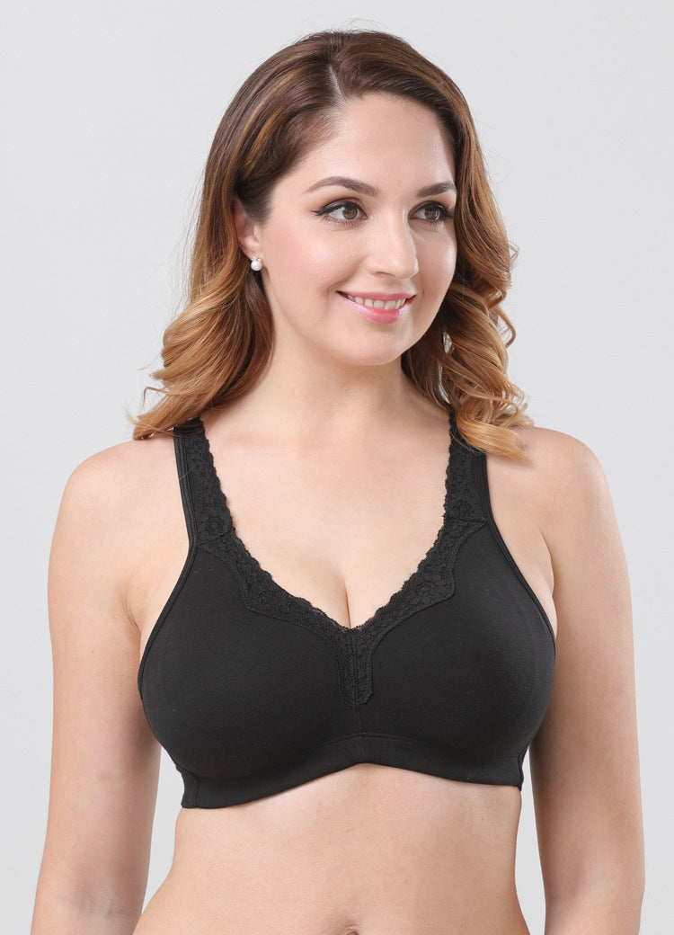 Comfortable cotton bra