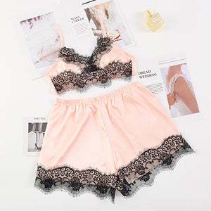 Sexy lace pajama set