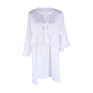 Long beach lace kaftan