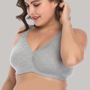 Comfortable cotton bra