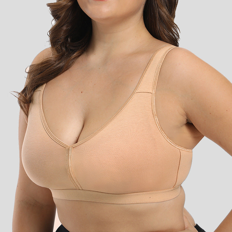 Cotton bra without wire