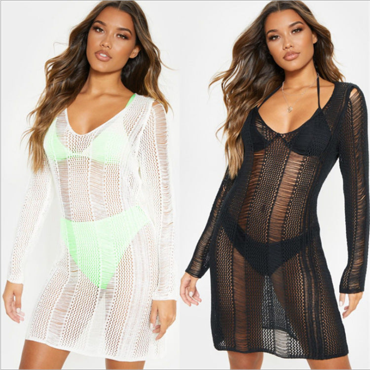 Sexy lace beach dress