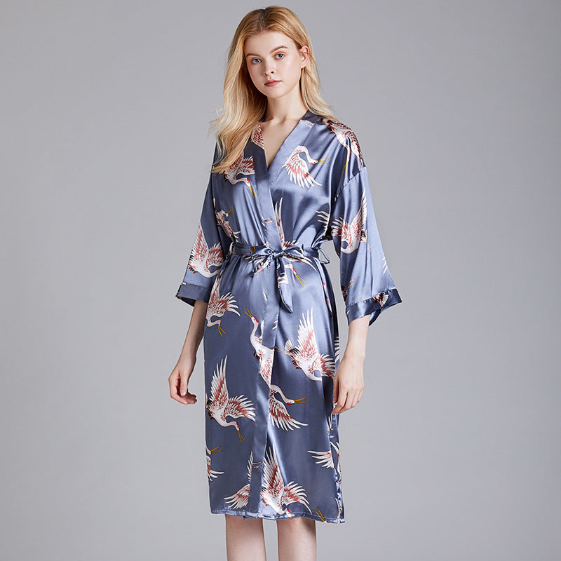 Rob silk long sleepwear