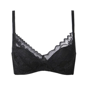 Women's lace bra underwear gather chest without steel ring