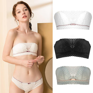 Lace strapless bra