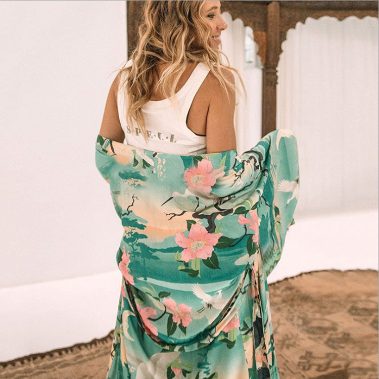 Long beach caftan