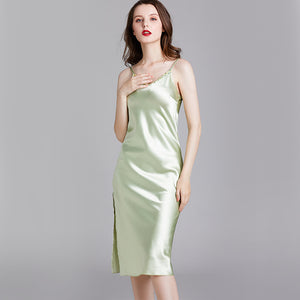 Faux silk nightgown