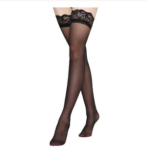 Sexy transparent stockings with lace