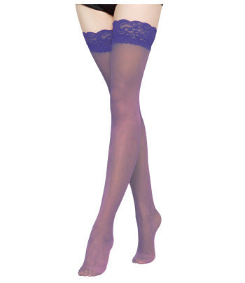 Sexy transparent stockings with lace