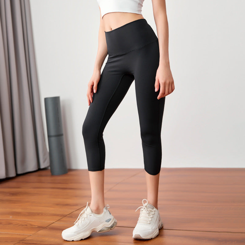 Sporty high-rise yoga pants