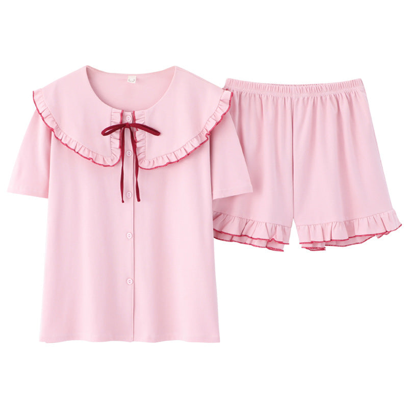 Home cotton pajamas set