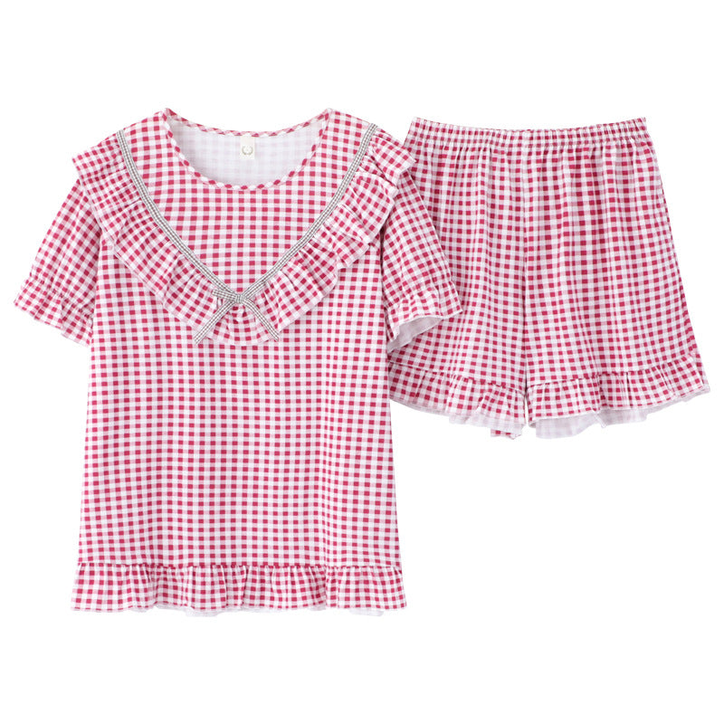 Home cotton pajamas set