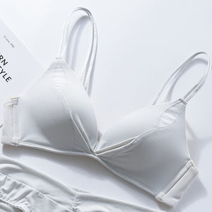 Wire free bra