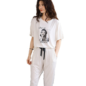 Comfortable home pajamas set