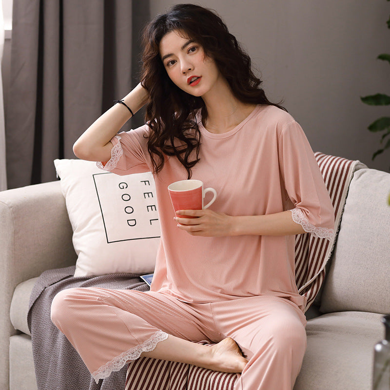 Comfortable home pajamas set