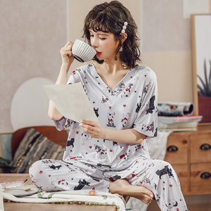 Comfortable home pajamas set