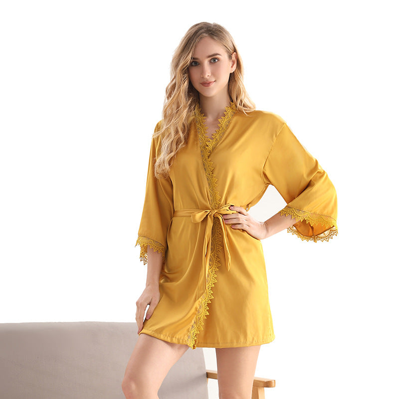 Rob silk long sleepwear