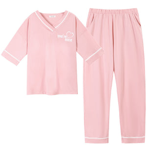 Cotton pajama set