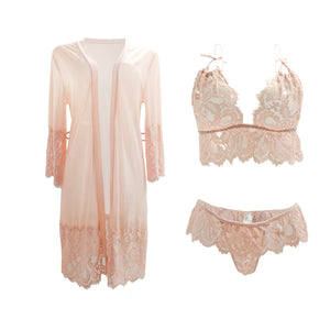 Lace sexy nightwear set