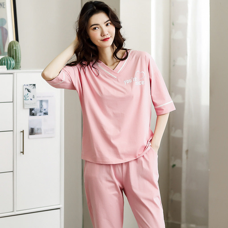 Cotton pajama set