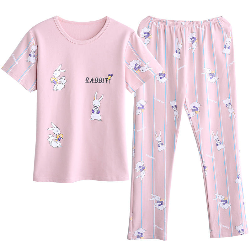 Home cotton pajamas set