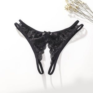 Lace women's underwear cutout temptation thong panties