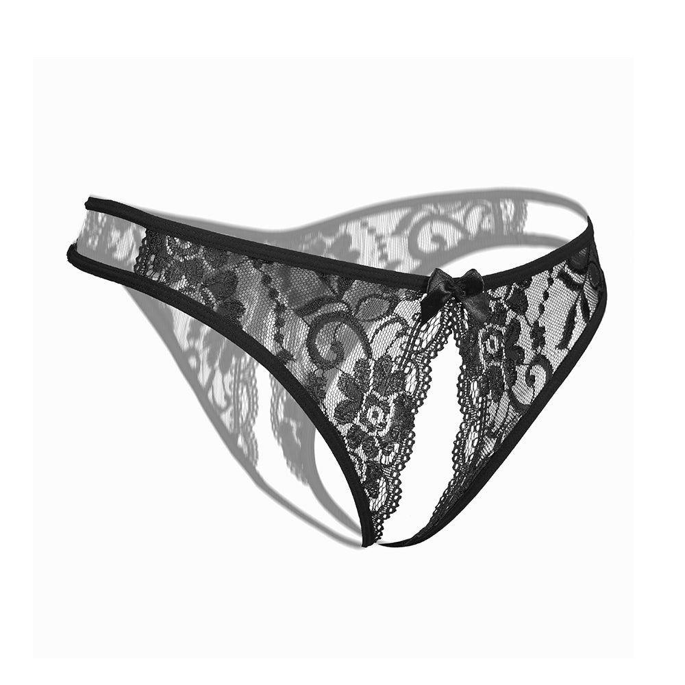 Lace women's underwear cutout temptation thong panties