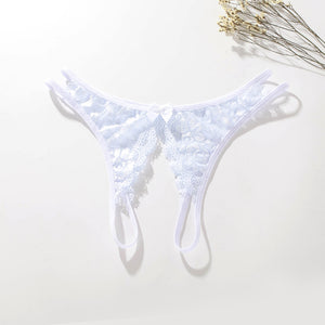 Lace women's underwear cutout temptation thong panties