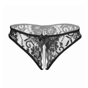 Lace women's underwear cutout temptation thong panties