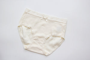 One low-waist lace brief cotton underwear