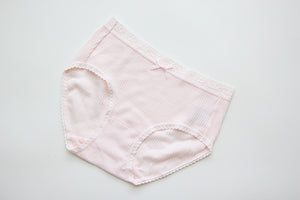 One low-waist lace brief cotton underwear