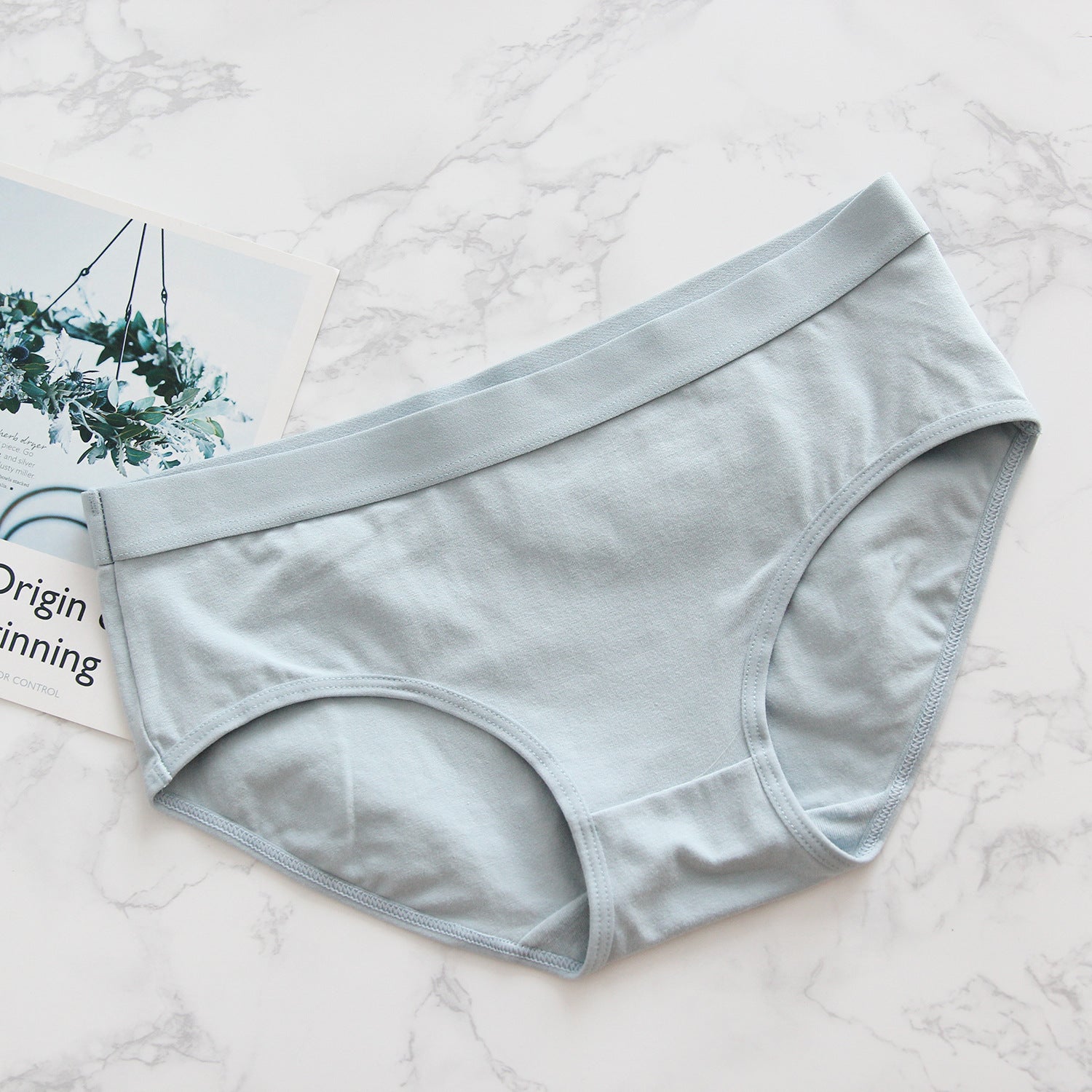 One cotton inner brief