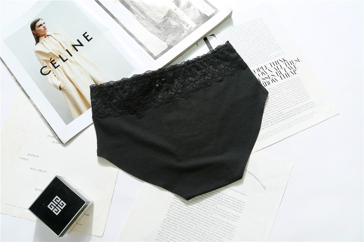 One high-waist cotton brief