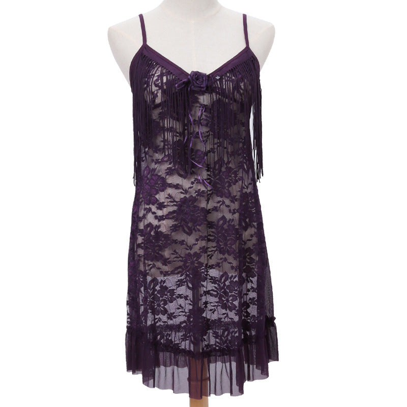 Sexy lace night dress