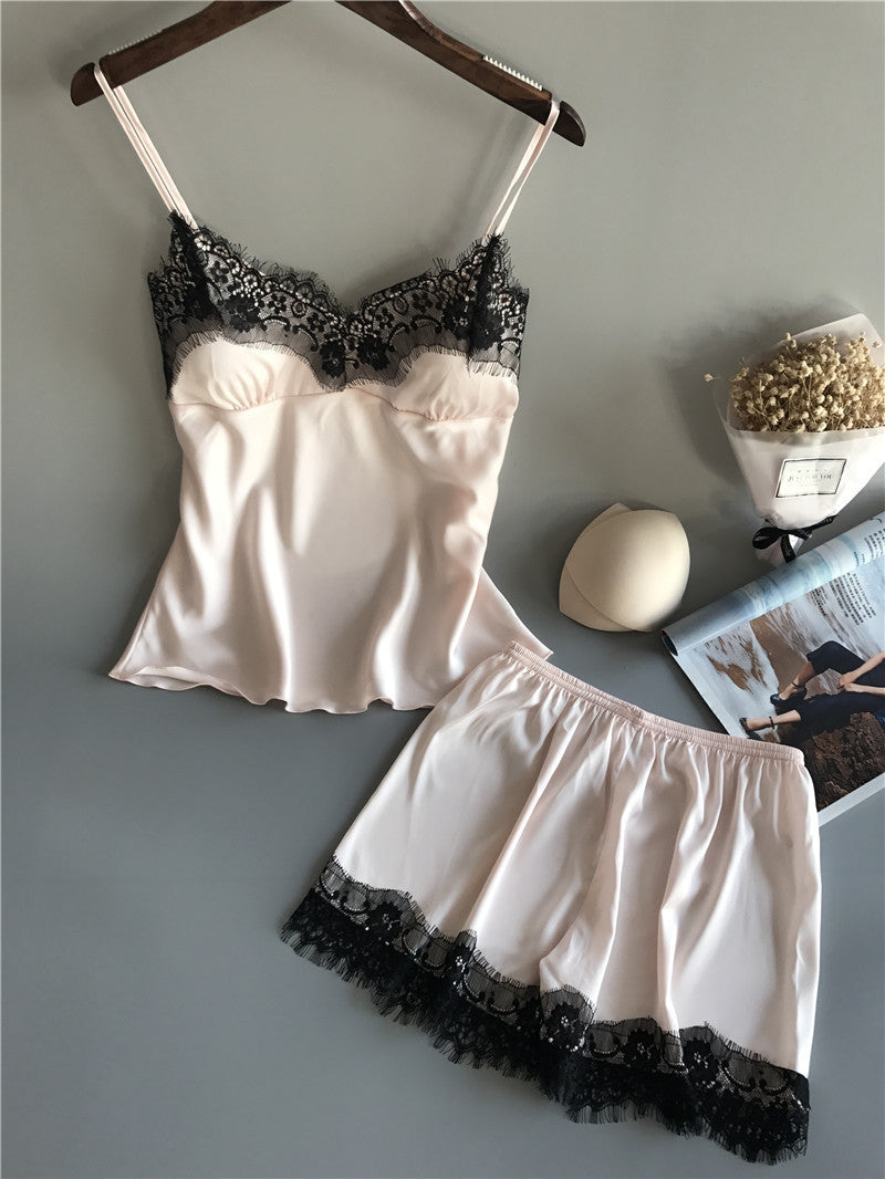 Sexy lace pajama set