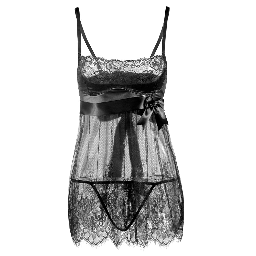 Lace sexy night dress